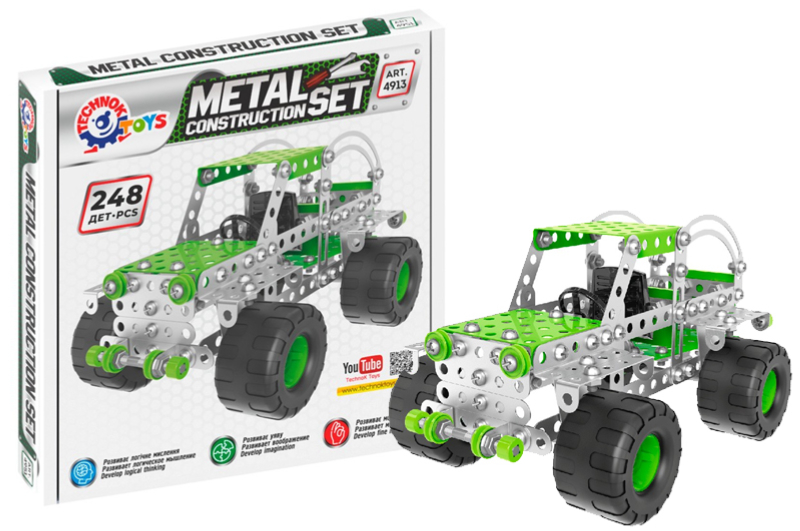 Конструктор металевий Позашляховик" Тех4913 ШТ"