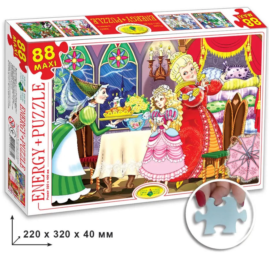 Пазли 88, Арт.ЕГ-13. Принцеса на горошині  Ен3392