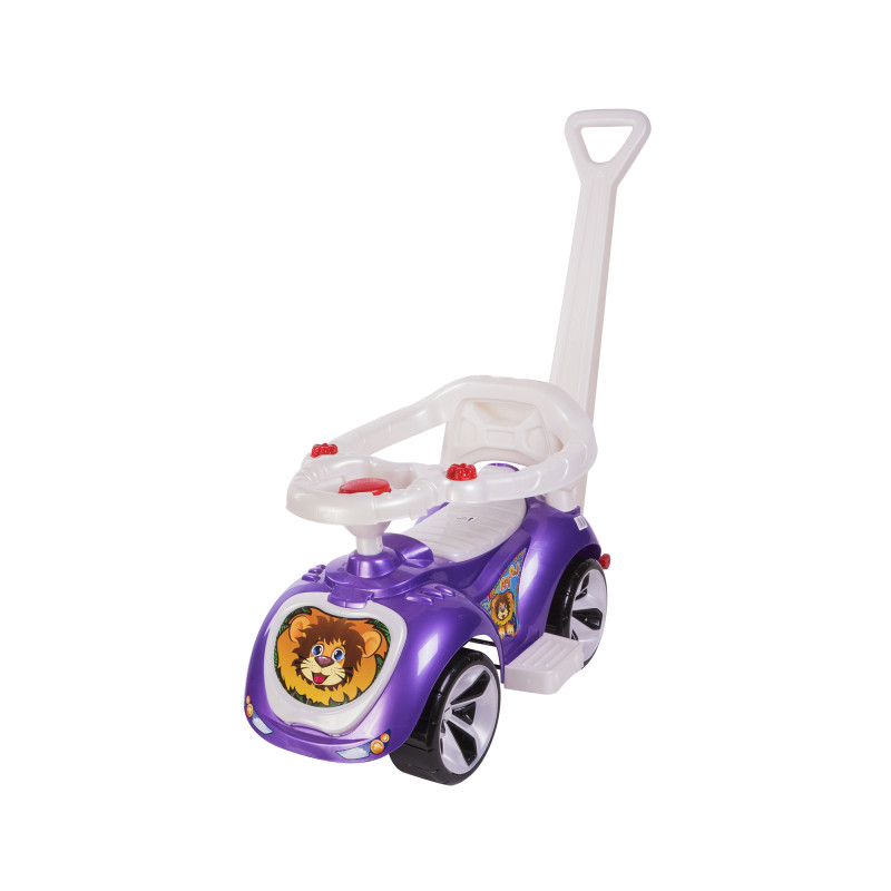 Каталка ЛАПКА з ручкою Фіолетовий Ор809 ШТ