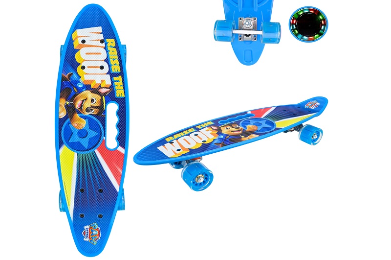 Пенні борд  арт. PP2502 (8шт)  Paw Patrol 60*17 см, колеса PU світло 60х17х12 см