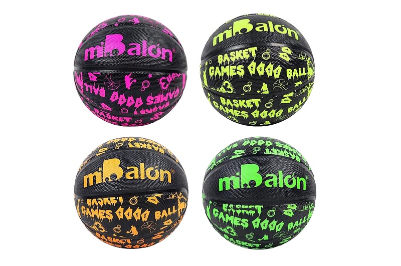 М'яч баскетбольний BT-BTB-0037 гумовий, розмір 7 580г 4кол./30/