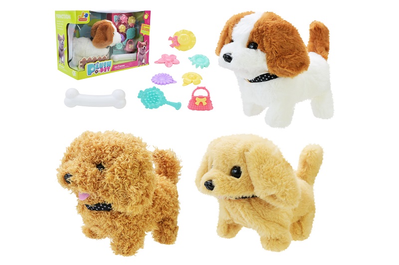 М'яка інтер. іграшка арт. 810-6 (36шт/2) 3 види. собачка, акс-ри короб. 26*13*19,5см