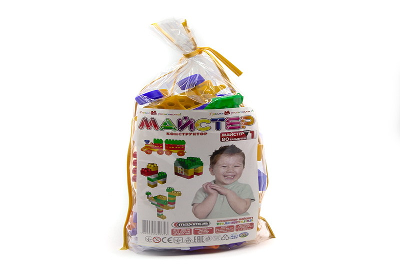 Конструктор Майстер 1 80  ел (арт.5065 ШТ ) -/20