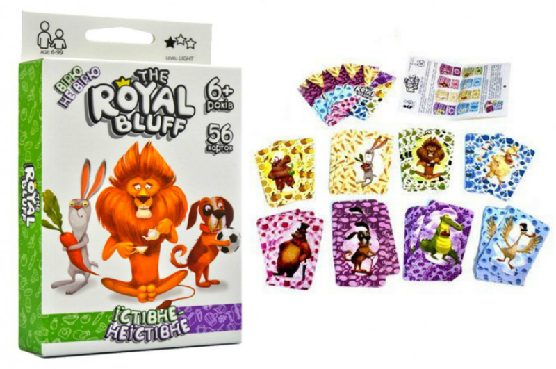 Карткова гра The ROYAL BLUFF їстівне неїстівне" укр (32) RBL-02-01U ШТ"