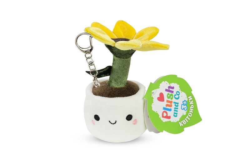 М'яка іграшка Plush and Co Квітоньки" арт. PLC25055 (80шт) брелок 10см"