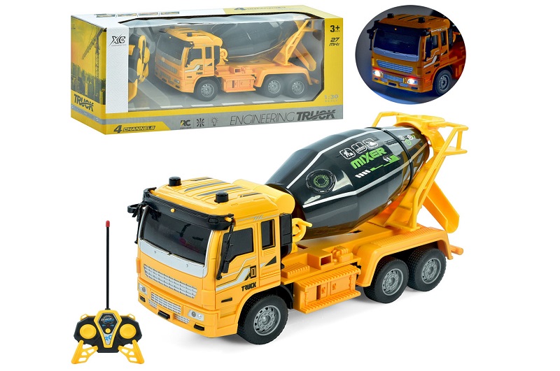 Бетономішалка 2301-1 (18шт) р/к, 21см, 1:30, світло, рухливі деталі, на бат-ці, в кор-ці, 33-14-10,5