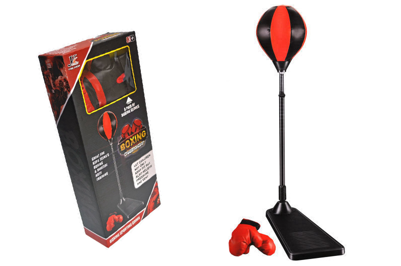 Боксерський набір YC856L зі стійкою, в коробці р.53x9,8x23 см YG Toys