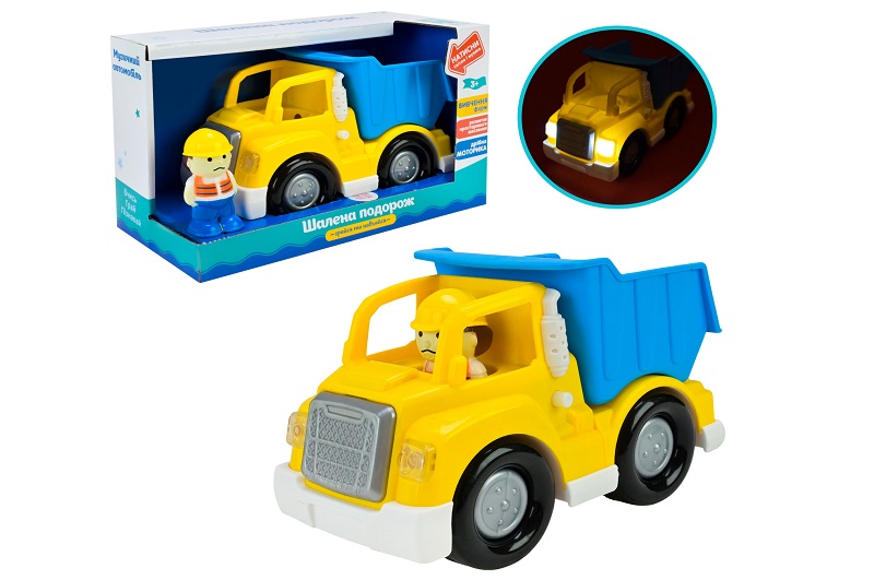 Машина муз. арт. PL-724-34 (72шт/2) Грайся та навчайся" батар., звук, світло, короб. 23,5*11,5*14,5"