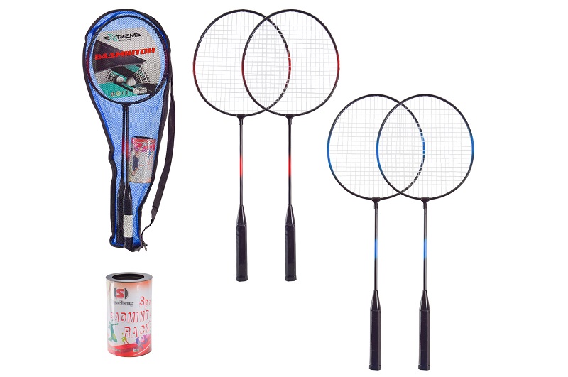 Бадмiнтон арт. BD2430 (50шт) 2 ракетки+ 3 волана у чохлі 65 см