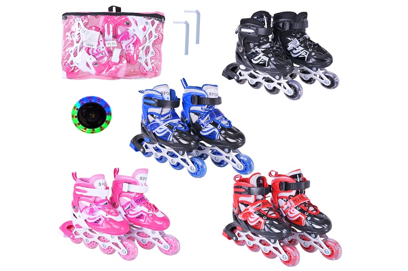 Роликові ковзани арт. RL25504 (6шт)  розмір S (30-33) колеса PVC