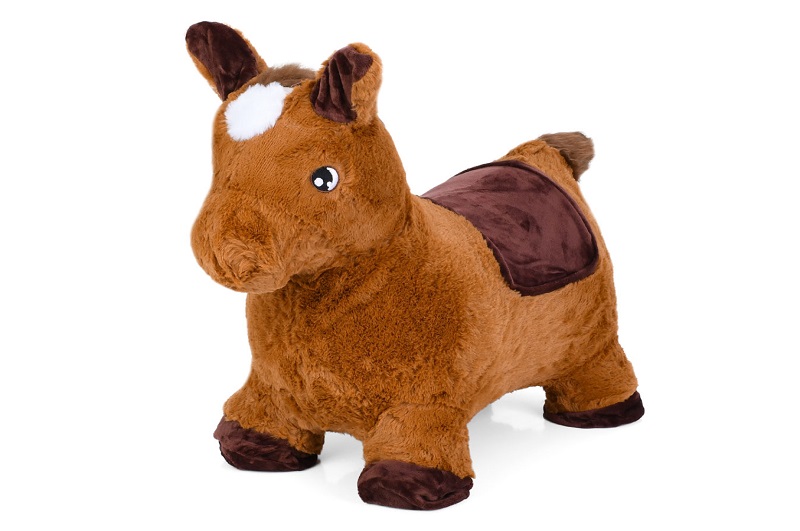 Стрибуни-тварини MS 4493 (10шт) лоша, ПВХ, плюш, 1450-1500г, у пакеті, 30-22-11см