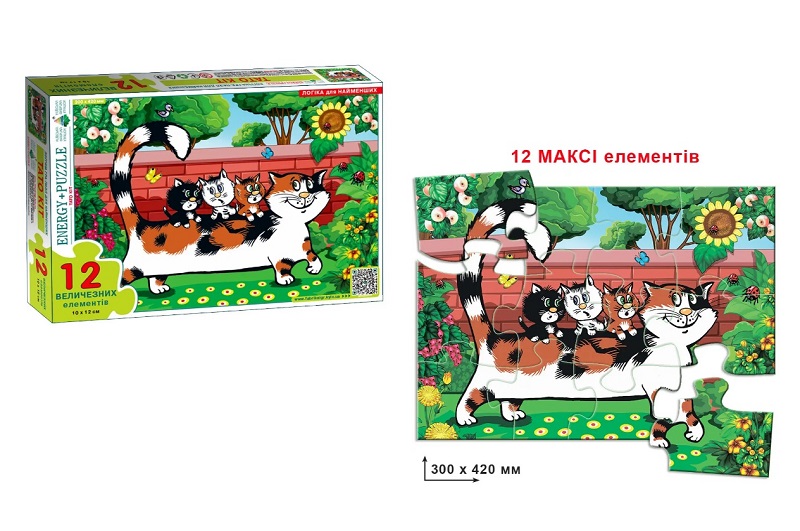 Гра-пазл 12 Тато Кіт  Ен8229