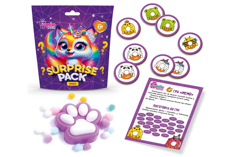 Набір для творчості Vladi Toys із сюрпризами Surprise Pack Mini 3" VT8040-03"