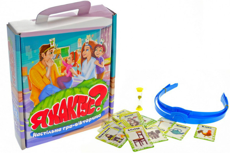 Розважальна гра 30614 (укр)  Я кактус?", в кор-ці 23-18,5-5см"