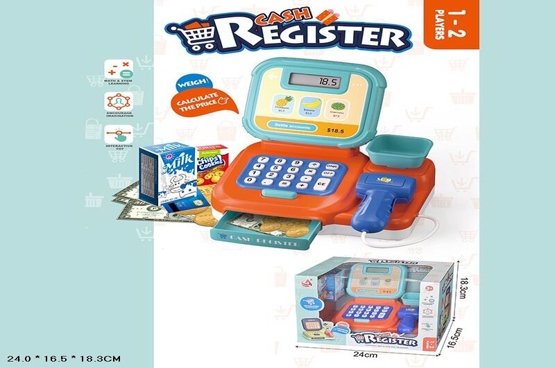 Касовий апарат CF8215 з набором батар.муз.світ.кор.24*16,5*18,3 /48/