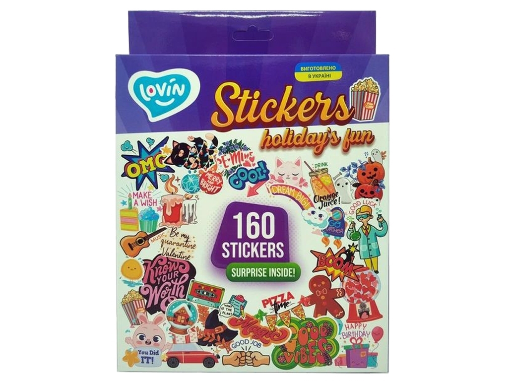 Holiday's fun TM Lovin Набір стікерів Ок90016