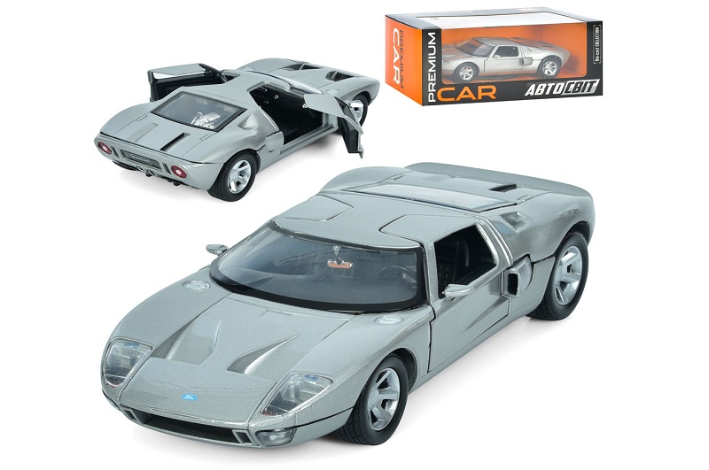 Машина AP-1931 (8шт) АвтоСвіт, 1:24,Ford GT Concept, метал, 19см, відкриваються двері, гумові колеса