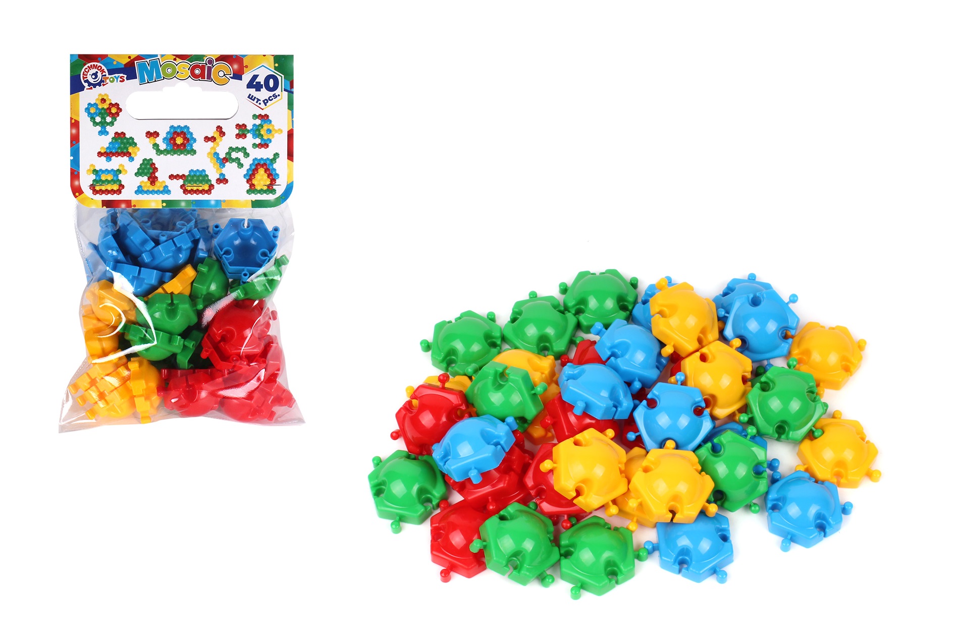 Мозаїка в кульку (40елем по 40мм)Тех5842