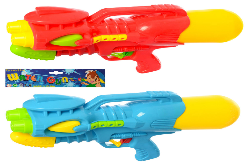 Водяний автомат M 5814 (24шт) помпа, розмір великий, 38см, 2 кольори, кул, 23-45-8см