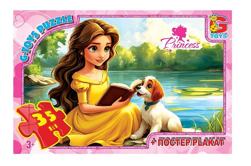 Пазли ТМ G-Toys" із серії "Принцеси", 35 ел.  PR02"