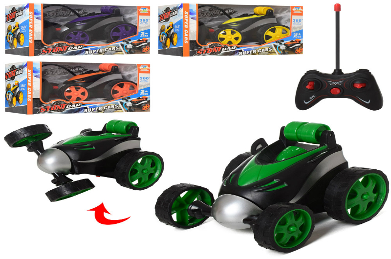 Машина 777-2 (24шт) р/в, трюкова, 13см, 4 кольори, на бат-ці, в кор-ці, 19-11,5-11,5см