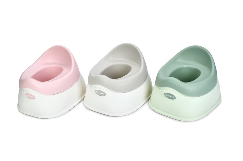 Горщик дитячий ME 1153-1 BASIC POTTY Mix (12шт) з'ємний верх, 35х31х24,5см, св.беж.6, св.зелен.3, св