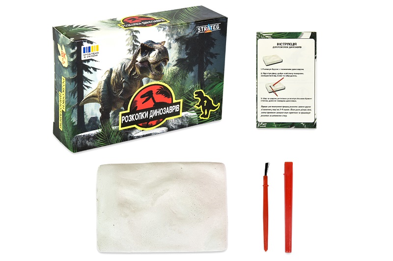 Набір для  творчості Розкопки динозаврів" Strateg (31001) УПАК6шт"