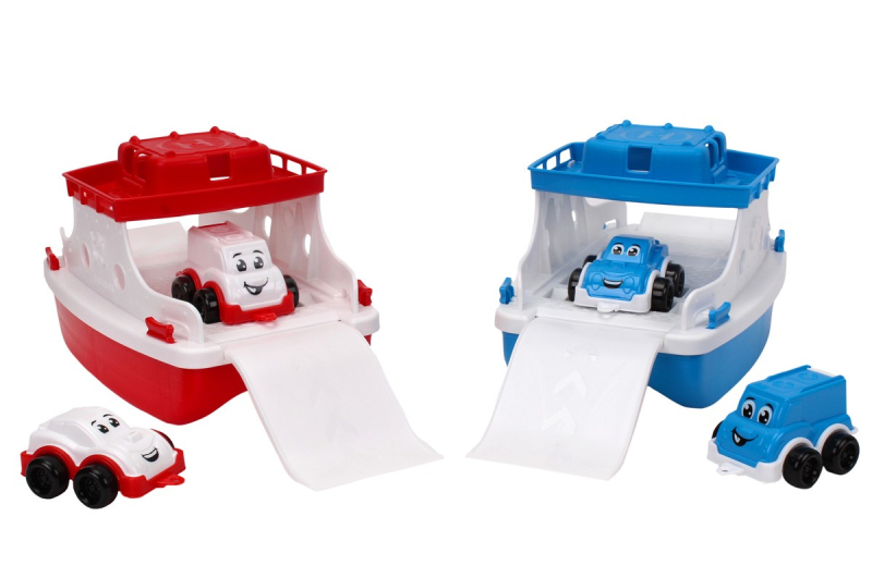 Пором з набором транспорту в коробці Тех6795