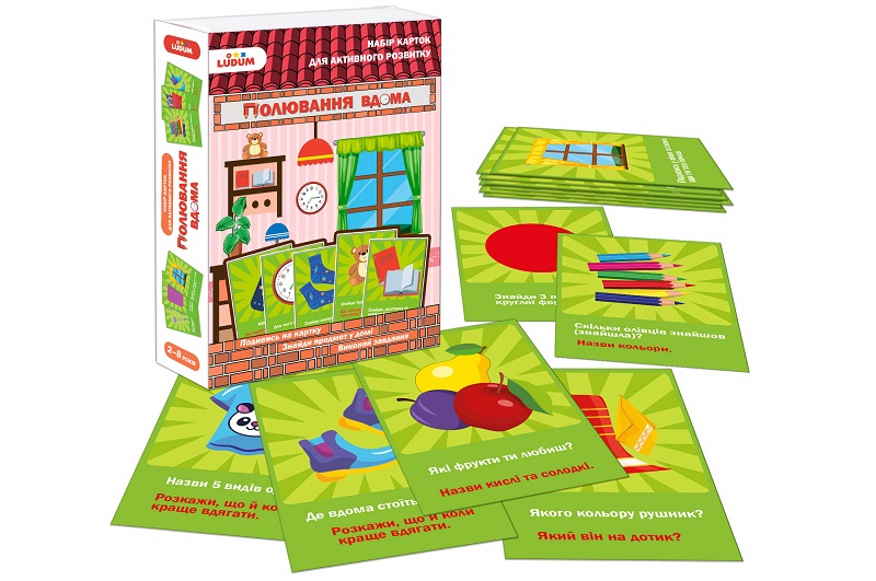 Гра розвиваюча. Набір розвиваючих карток. Полювання вдома ME5032-25