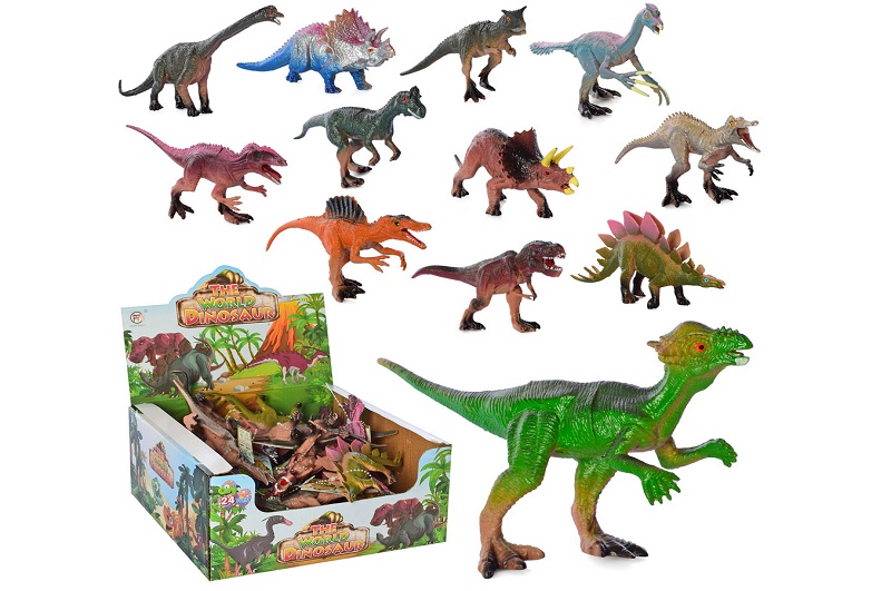 Динозавр 929-60B УПАК24шт (288шт) від 15см, 24шт(12видів) у дисплеї, 24-24-11,5см