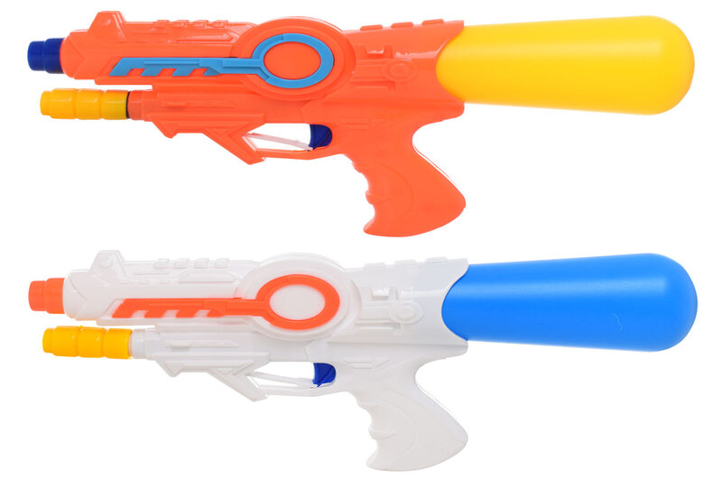 Водяний автомат M 5836 (100шт) помпа, розмір середній, 28см, 2 кольори, кул, 20-32-6см