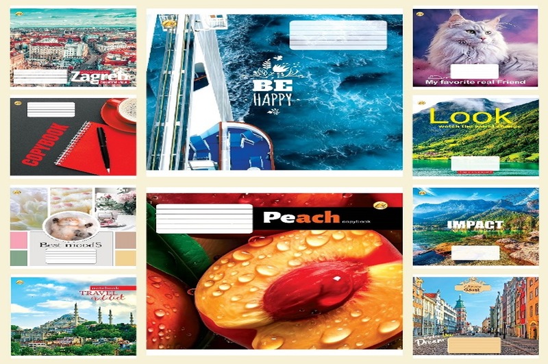 Зошит 60 арк. клітинка Люкс ТЕ11644  Мікс1, 10/160 10к. ТЕ11644