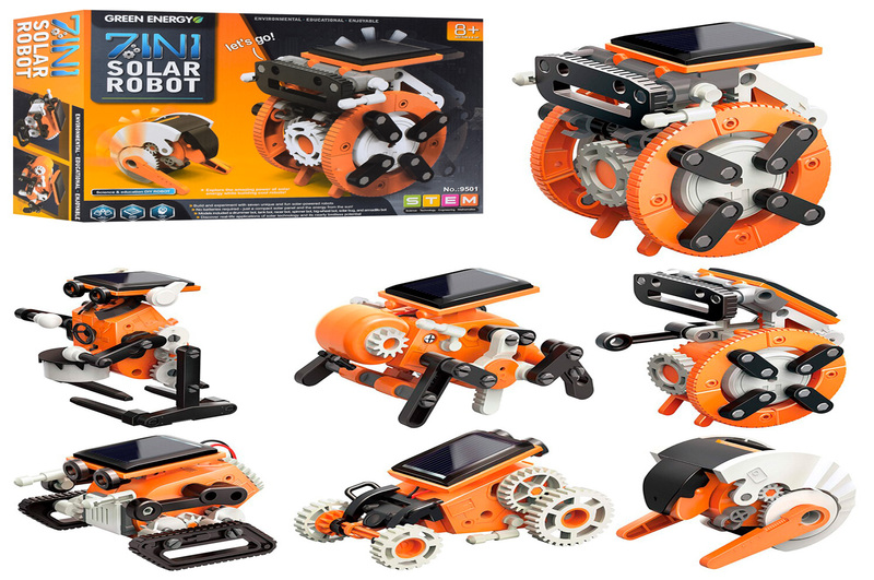 Конструктор 9501 (24шт) 7в1, робот/транспорт, сонячна батарея, в кор-ці, 26,5-20-6,5см