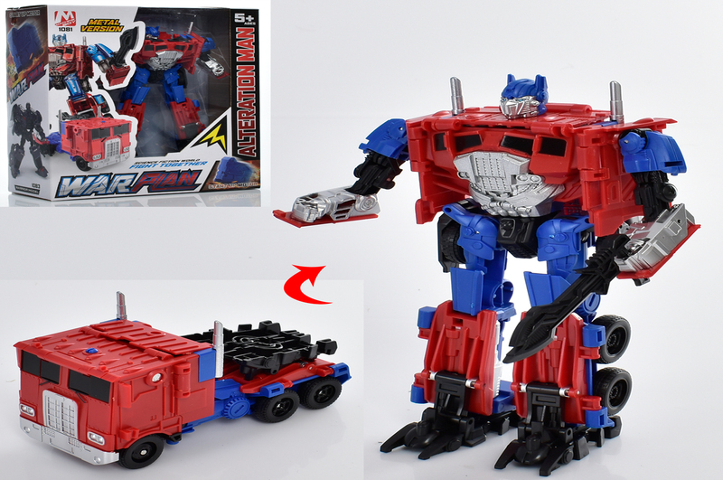 Трансформер 1081 (12шт) TF, робот+машинка, 21см, в кор-ці, 23,5-27,5-10см