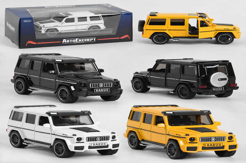 Джип EL 1208 (36) Auto Expert" 3 цвета, металлопластик, 1:24, инерция, свет, звук, открываются двер"