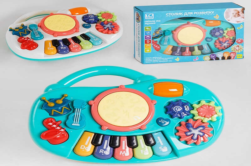 Піаніно 23101 (24/2) TK Group", 2 кольори, підсвітка, звуки, мелодії, колискові, в коробці"