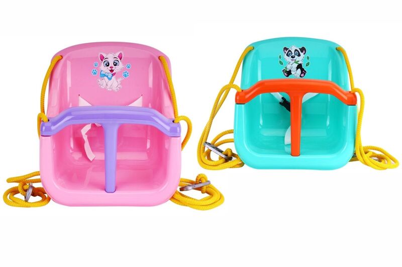 Гойдалка (рожева,бірюза) (34.5 х 26 х 16 см) Тех8102