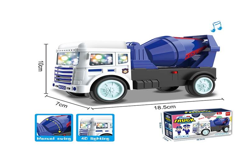 Бетонозмішувач арт. 833-29 (108шт/2) муз., короб. 18,5*7,2*10,4см