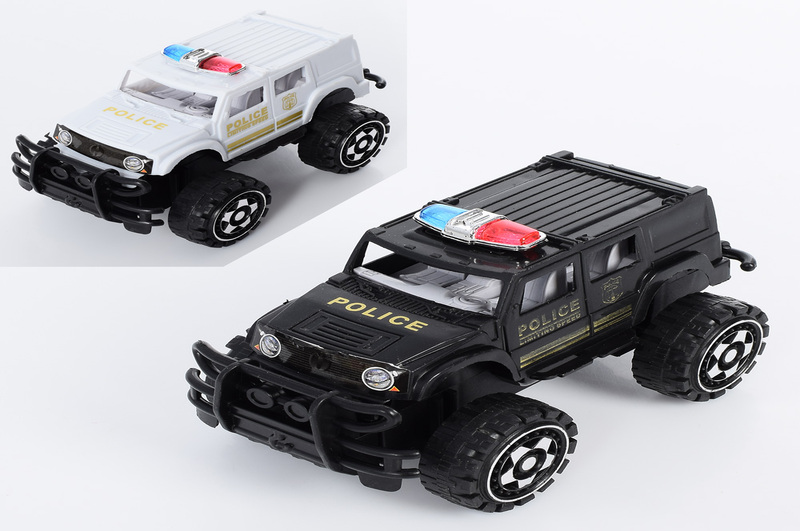 Джип L8820B (105шт) інер-й, поліція, 2шт, 12,5см, в кульку, 22-20-7см