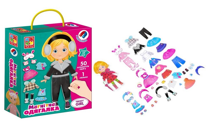 Магнітна одягалка Trendy girl" VT3702-23 (укр)"