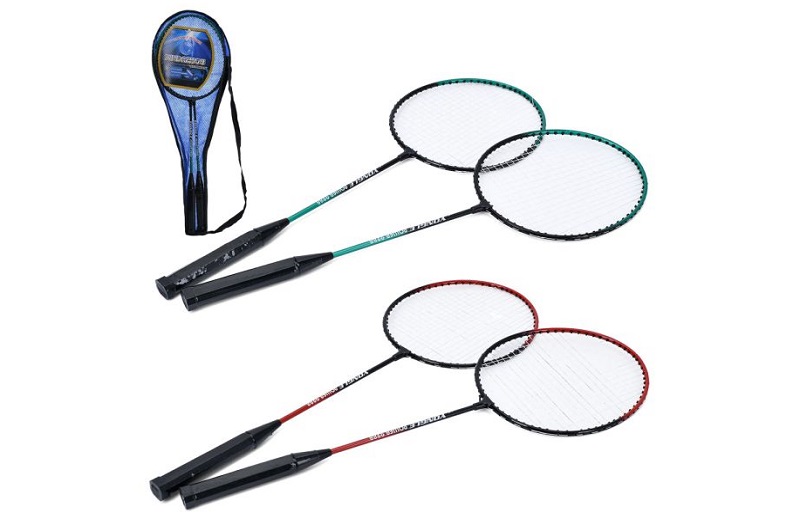 Бадмінтон MS 4394 (30шт) ракетка 2шт, 63см, метал, 2 кольори, у чохлі, 65-21-3см
