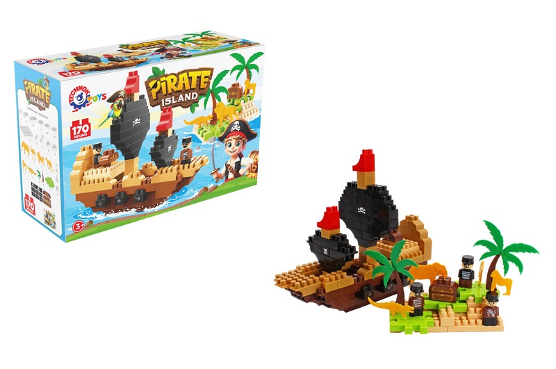 Конструктор «Острів піратів» 170 елементів Тех2642