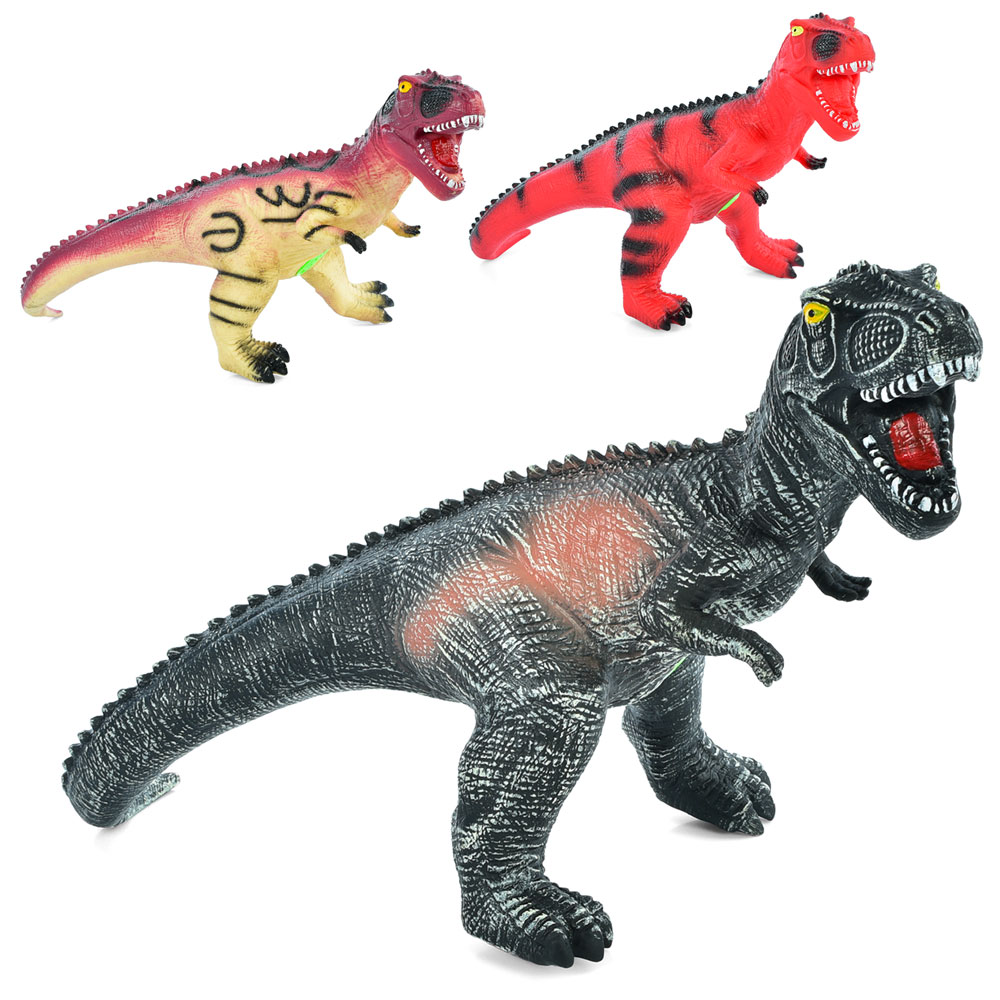 Фігурка 606-4 (24шт) динозавр, 47см, 3 кольори, звук, світло, на бат-ці (табл)