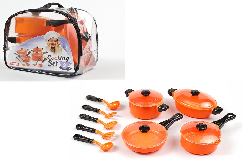 Набір посуду Cooking Set (9 pcs.) помаранчевий  Юн1474