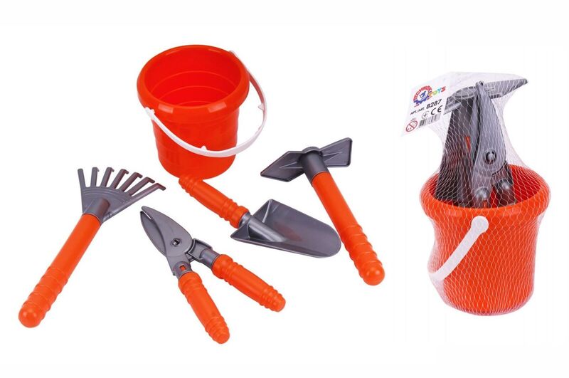 Набір садівника (садові інструменти 4 шт. у відерку.) Тех8287