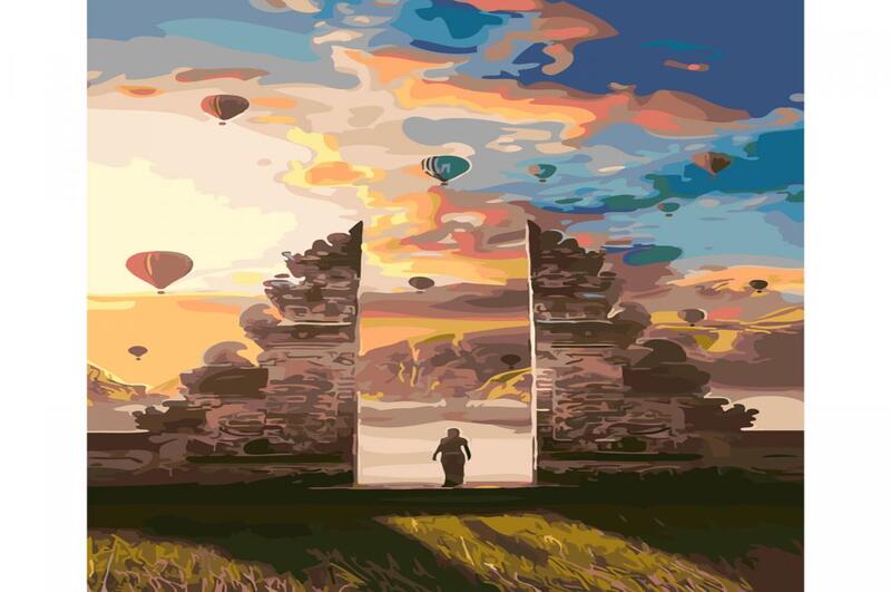 Картина по номерах SY6299 На порозі неба", розміром 40х50 см"