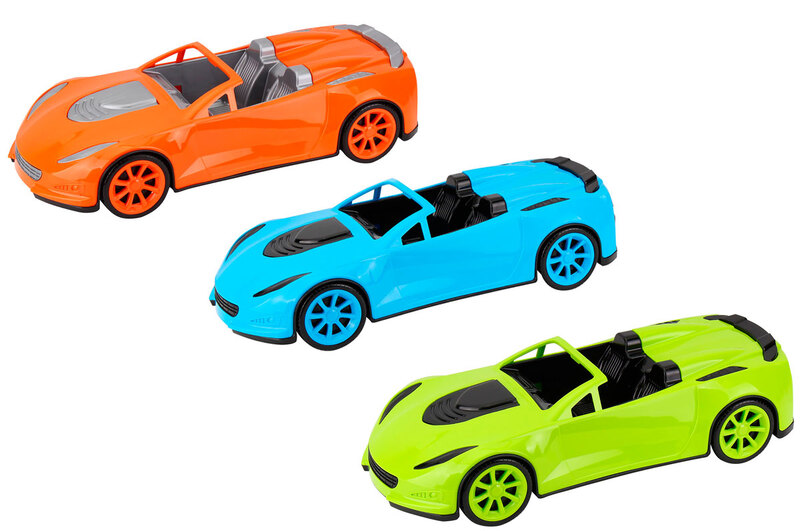 Автомобіль-кабріолет (оранж.,голуб.,салат.) Тех3787