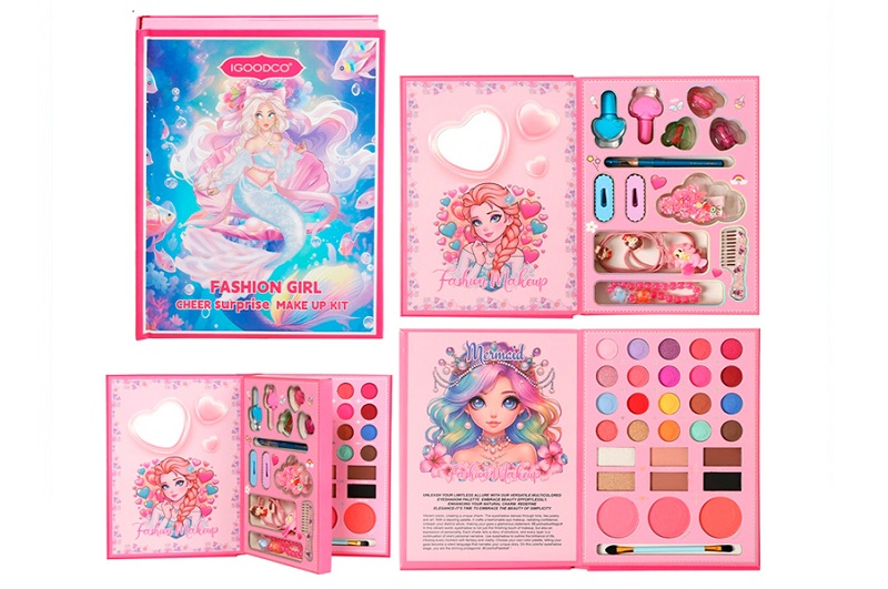 Косметика IG3172 (30шт) тіні, рум'яна, 29шт/29кольорів, помада 3шт, набір для манікюру (лак 2шт,пилк