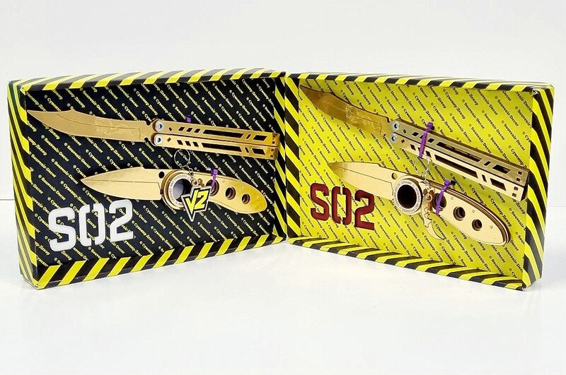 BOX Сувенірний SO-2 МЕТЕЛИК LEGASY &amp; ВИКИДУХА ФЛІП GOLD"  SO2-6-B"