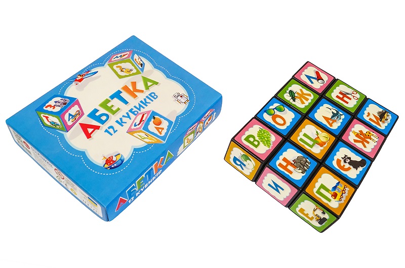 Кубики  „Абетка українська”  Пр4012